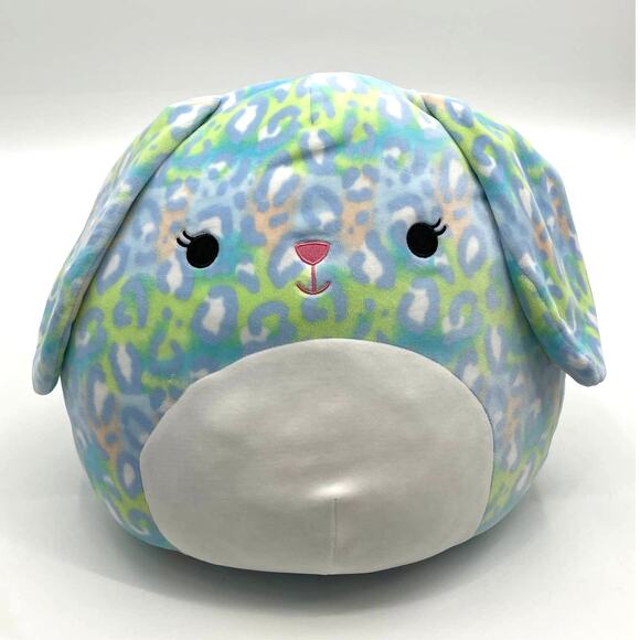 Squishmallows Kelly Toys Elizabella 14 inch Blue Plush Stuffed Toy NEW Rabbit - Picture 1 of 13